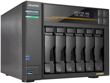Asustor Lockerstor 6 Gen3 AS6806T 6 Bay NAS, AMD Ryzen 3.8GHz Quad-Core, 16GB ECC Review: Tested and Rated