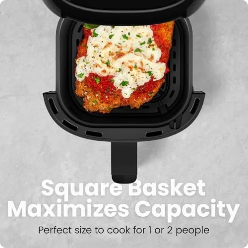 The CHEFMAN 2 Qt Mini Air Fryer ,  Digital Space-Saving Compact in real use