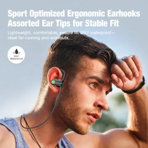 Testing the Boean Wireless Headphones Workout Headphones Bluetooth 5.3 with IPX7 Rating over two weeks
