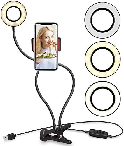 Testing the UBeesize 10" Key Light for Streaming, Desk Ring Light with over two weeks