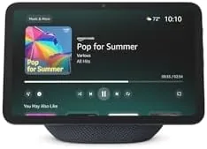 Physical camera shutter closed on the Echo Show 8