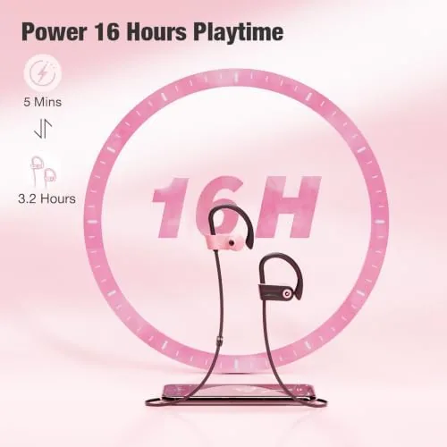 The Boean Bluetooth Headphones, Wireless Earbuds with 16 Hours Bluetooth 5.3 in real use