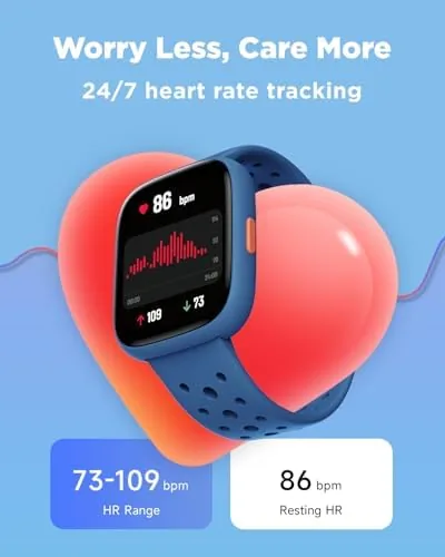 Another view of the BIGGERFIVE Kids Smart Watch No Phone Needed, 1.8" Fitness Tracker