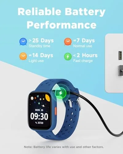 Testing the BIGGERFIVE Kids Smart Watch No Phone Needed, 1.8" Fitness Tracker over two weeks