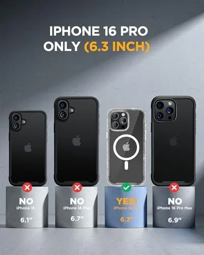 Close look at the miracase Magnetic for iPhone 16 Pro Case Full-Body Phone with build quality