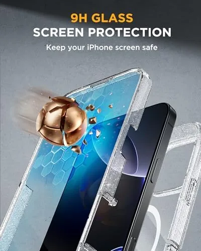 The miracase Magnetic for iPhone 16 Pro Case Full-Body Phone with in real use