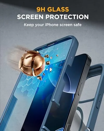 Detail shot of the miracase Magnetic for iPhone 16 Pro Case Full-Body Phone with features