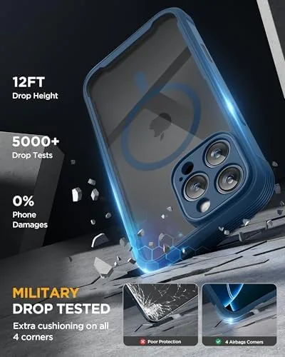 Another view of the miracase Magnetic for iPhone 16 Pro Case Full-Body Phone with