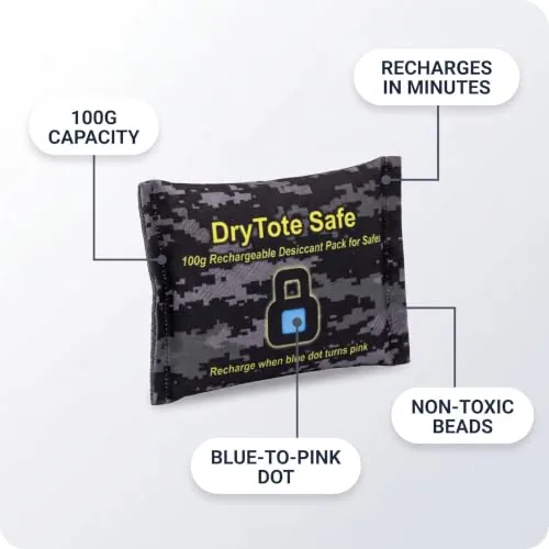 Close look at the Gun Safe Dehumidifier, Rechargeable Silica Gel Desiccant Packs (5 x build quality