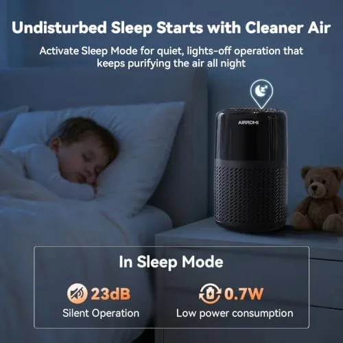 Testing the AIRROMI HEPA Air Purifier for Bedroom&Home,Pet Air Purifier for Home over two weeks
