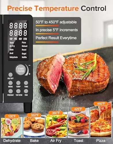 The Nuwave Bravo Pro Smart Air Fryer Toaster Oven Countertop Combo in real use
