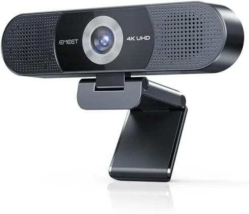 Overview of the EMEET C980 PRO 3-in-1 4K Webcam with Microphone and Speaker