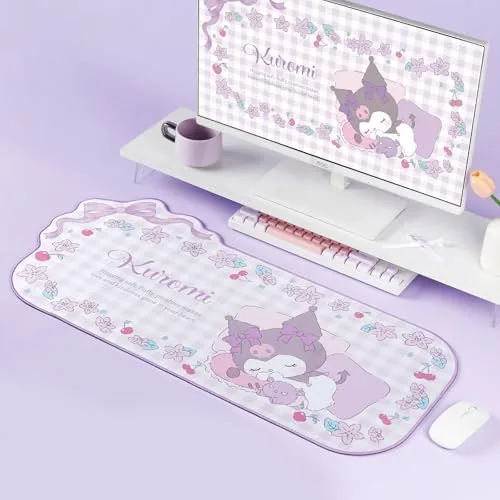 The Kuitmor Kawaii Anime Mouse Pad,Non-Slip Waterproof Desk Mat for Keyboard,Durable compared in context