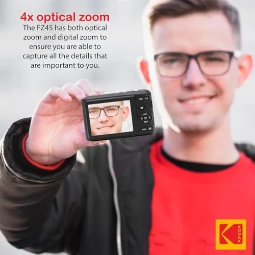 The KODAK PIXPRO FZ45 16MP Digital Camera with 4X Optical Zoom in real use