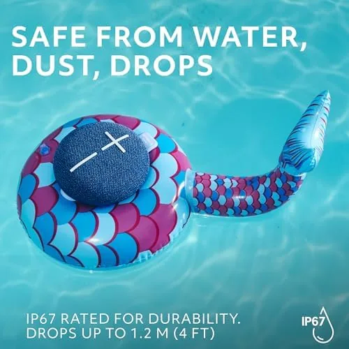 The Ultimate Ears MINIROLL Waterproof Bluetooth Speaker - Majestic Blue | in real use