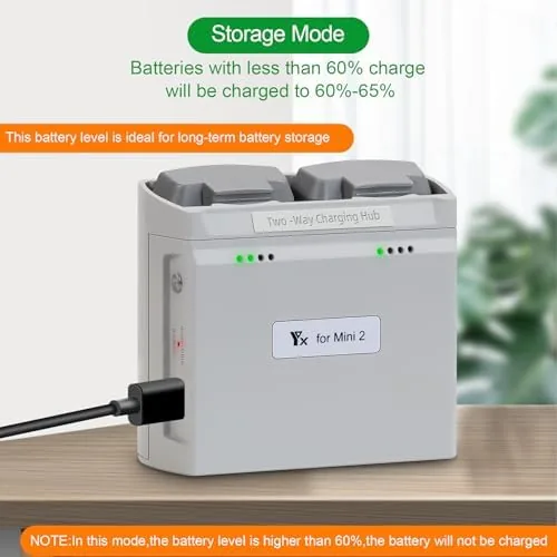 The 36W Parallel Battery Charger,Storage Charge for DJI Mini 4K 2 in real use