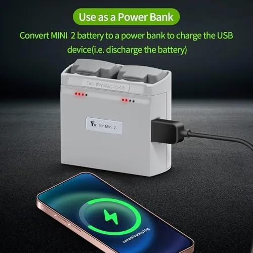 Another view of the 36W Parallel Battery Charger,Storage Charge for DJI Mini 4K 2