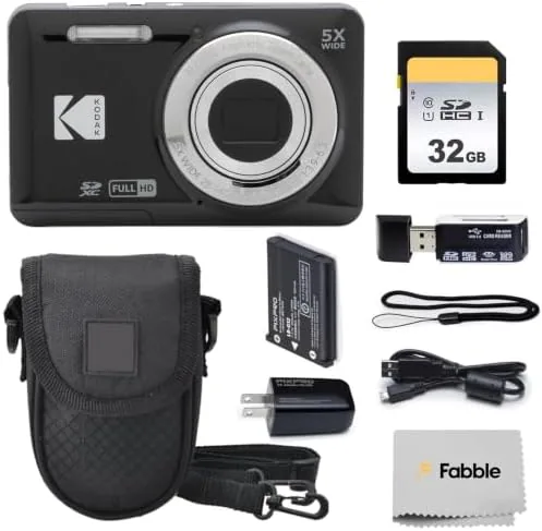 KODAK PIXPRO FZ55 compact camera with its protective case