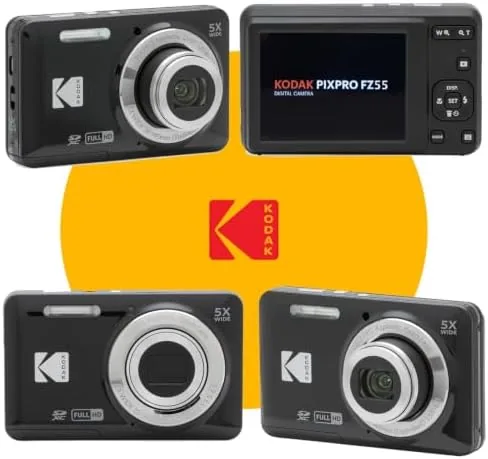 The KODAK PIXPRO FZ55 with the bundled 32GB SD card and card reader
