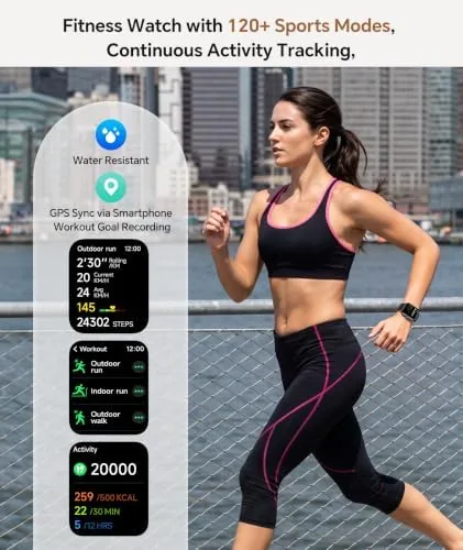 The Quican Smart Watches for Women/Men, 2 Bands, Compatible for Android in real use