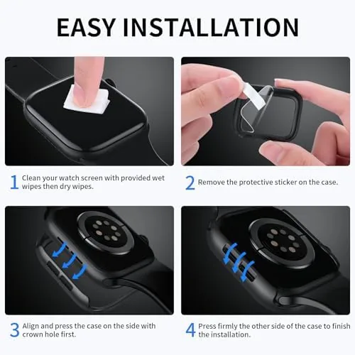 The Rontion 6 Pack Case with Screen Protector for 42mm Apple compared in context