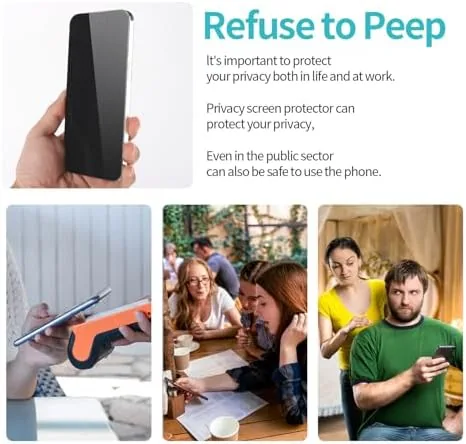Testing the PEHAEL for iPhone 16 Pro Max Privacy Screen Protector+Camera Lens over two weeks