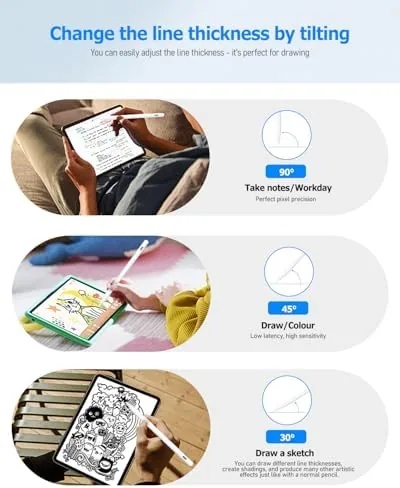 The Stylus Pen for iPad Pro Air Mini 2018-2026, Palm Rejection in real use