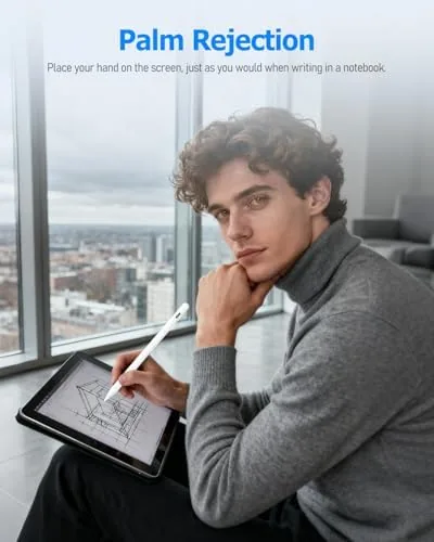 Another view of the Stylus Pen for iPad Pro Air Mini 2018-2026, Palm Rejection