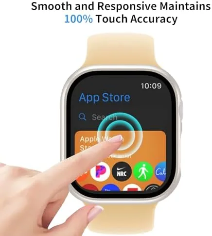 Another view of the JERXUN 6 Pack Case with Screen Protector for Apple Watch