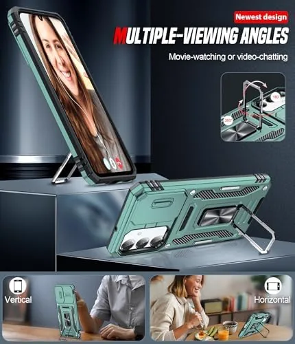 Another view of the LeYi for Samsung A17/16-5G Phone Case: Magnetic Kickstand | Screen
