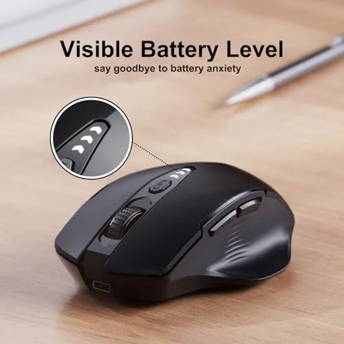 Close up of the Uineer mouse buttons and scroll wheel