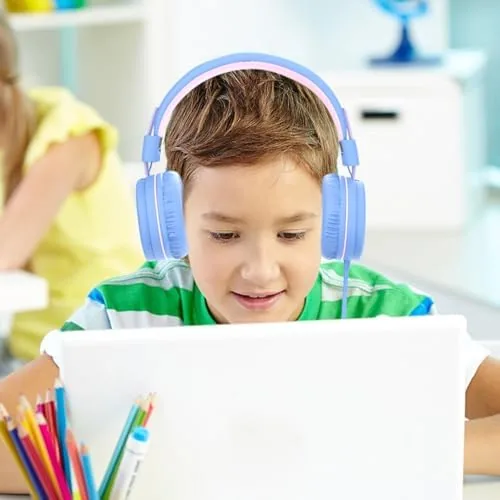 Close look at the ELECDER i37 Kids Headphones for School Child Girls Boys Teens build quality