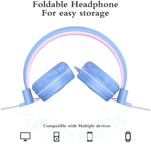 The ELECDER i37 Kids Headphones for School Child Girls Boys Teens in real use