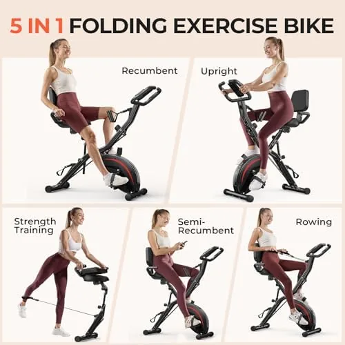 The resistance dial and display on the Pleny folding exercise bike