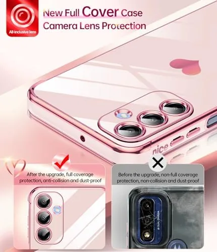 The LeYi for Samsung Galaxy A16-5G Phone Case Love Heart Plating in real use