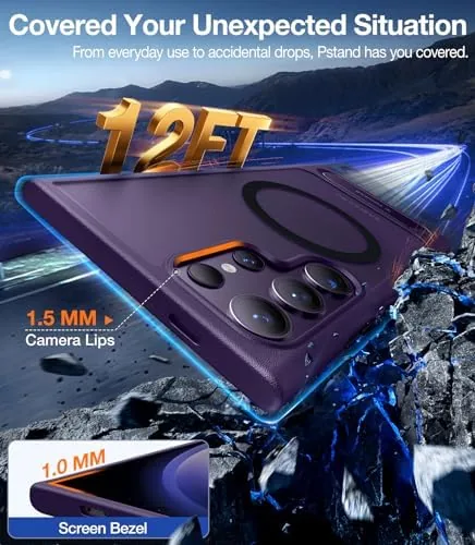 Another view of the TORRAS Strong Magnetic & Stand for Samsung Galaxy S24 Ultra