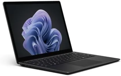 Surface Laptop 6 running a video call and a spreadsheet side by side