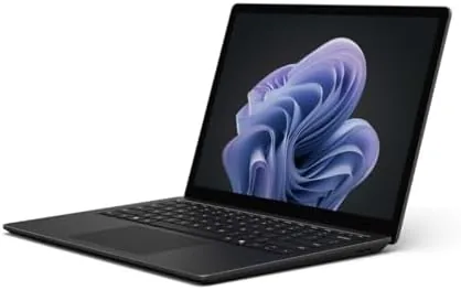 Side view of the Surface Laptop 6 showing the USB-C and USB-A ports