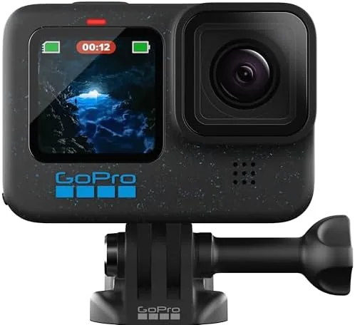 Trail running footage frame from the Hero12 Black showing smooth stabilized video