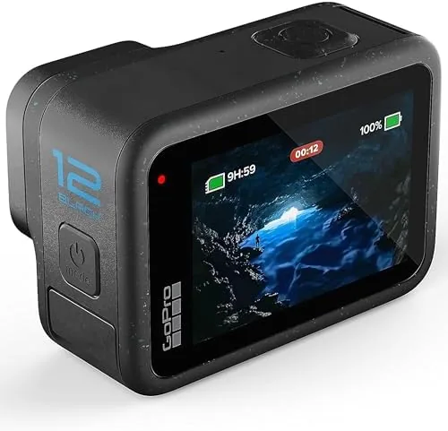 The Hero12 Black used as a streaming webcam on a desk setup
