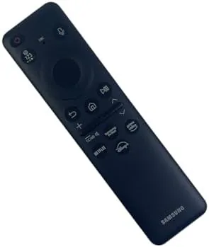 Detail shot of the Original Samsung BN59-01455A Solar Voice Remote Control for Samsung Smart features