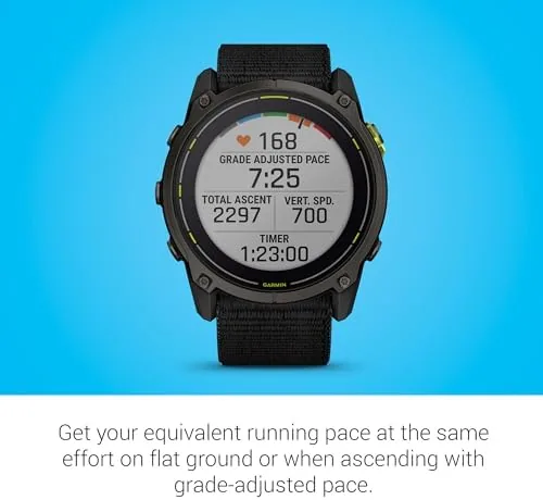 The Garmin Enduro™ 3, Solar, 51 mm, Sapphire, Black UltraFit Nylon compared in context