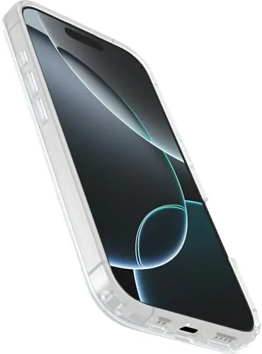 The iPhone 16 Pro in the clear case with a MagSafe wallet attached