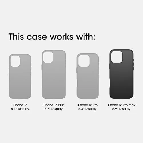 Close look at the OtterBox iPhone 16 Pro Max Symmetry Series Clear Case build quality
