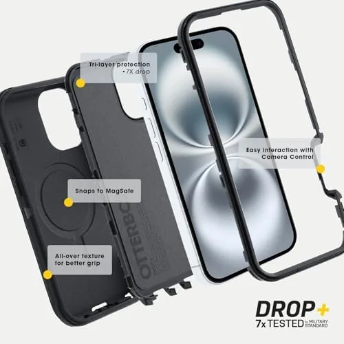 The OtterBox iPhone 16 Pro Defender Series Case - Black | compared in context