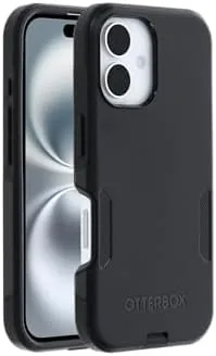 Close up of the raised edges around the screen and the covered ports on the black case