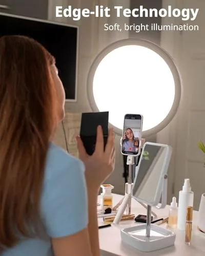 Close look at the UBeesize 12" Ring Light with 62" Tripod Stand, Professional Big build quality
