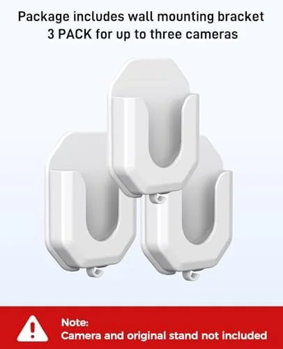 Another view of the No Drill Ring Indoor Cam Adhesive Wall Mount Bracket Compatible