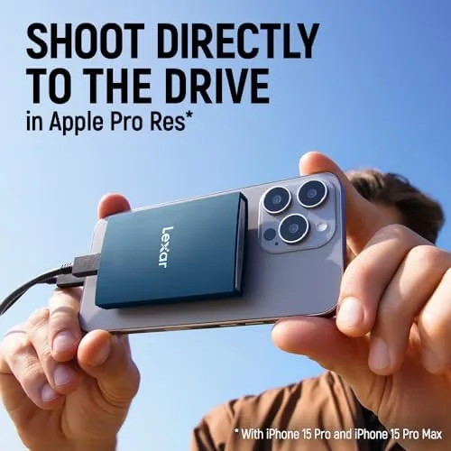 The Lexar 4TB Armor 700 Portable SSD, Up to 2000MB/s, USB in real use