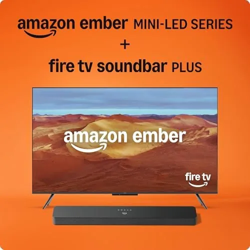 Overview of the Amazon Ember 55" Mini-LED Series with Fire TV Soundbar Plus